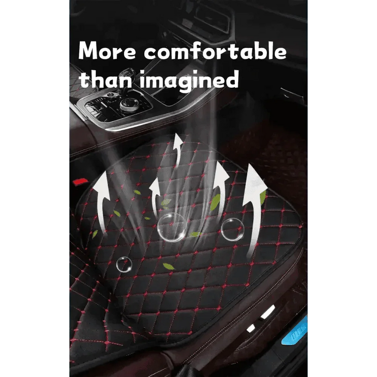 Black Quilted Leather Car Seat Covers Car seat cover by DSERS