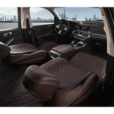 Black Quilted Leather Car Seat Covers Car seat cover by DSERS