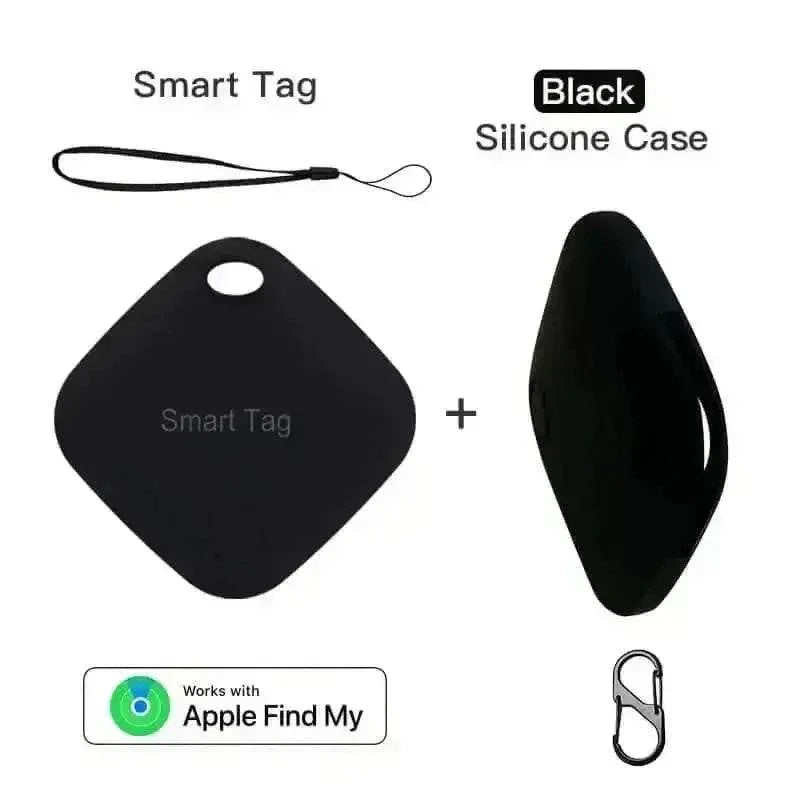 Black Square Bluetooth Long Distance Tracker Bluetooth Tracker by Smart-Sport Tech Store