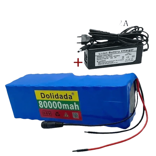 Blue 24V 80Ah Scooter Battery Pack Ebike Battery by Shop1104057570 Store