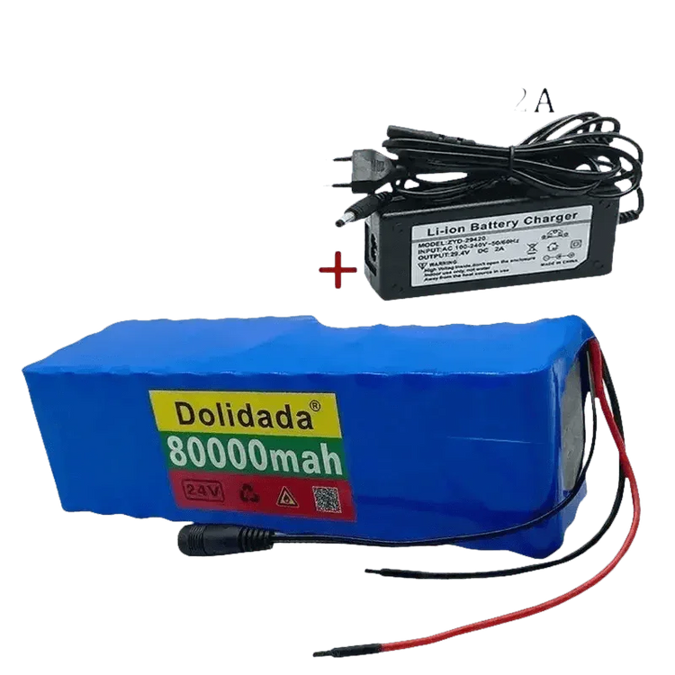 Blue 24V 80Ah Scooter Battery Pack Ebike Battery by Shop1104057570 Store