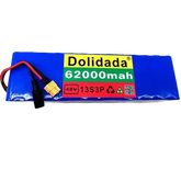 Blue 48V 62Ah Lithium Battery Pack 1000W 13S3P Ebike Battery by 1 Battery Monopoly Store