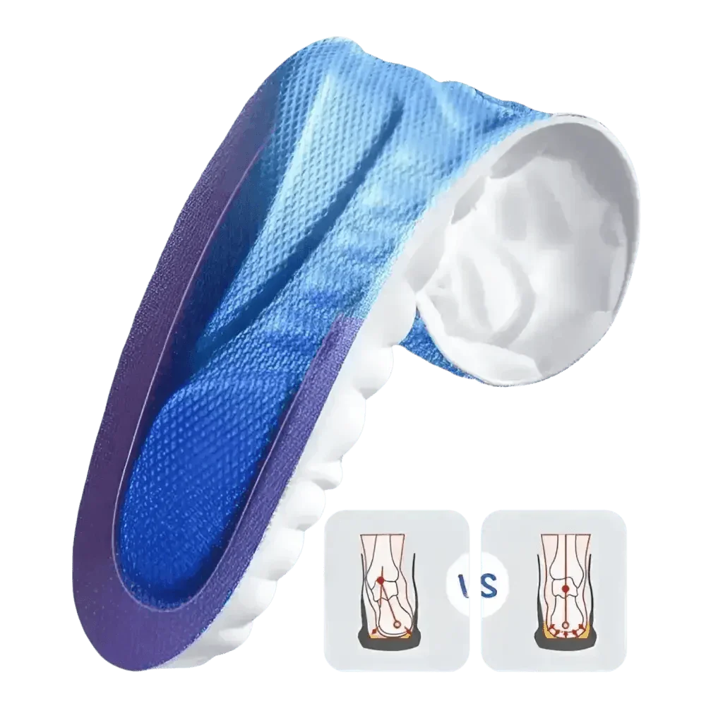 Blue and White Sports Insoles Breathable Shock Absorption, mens sports insoles Insoles & Inserts by AliEX