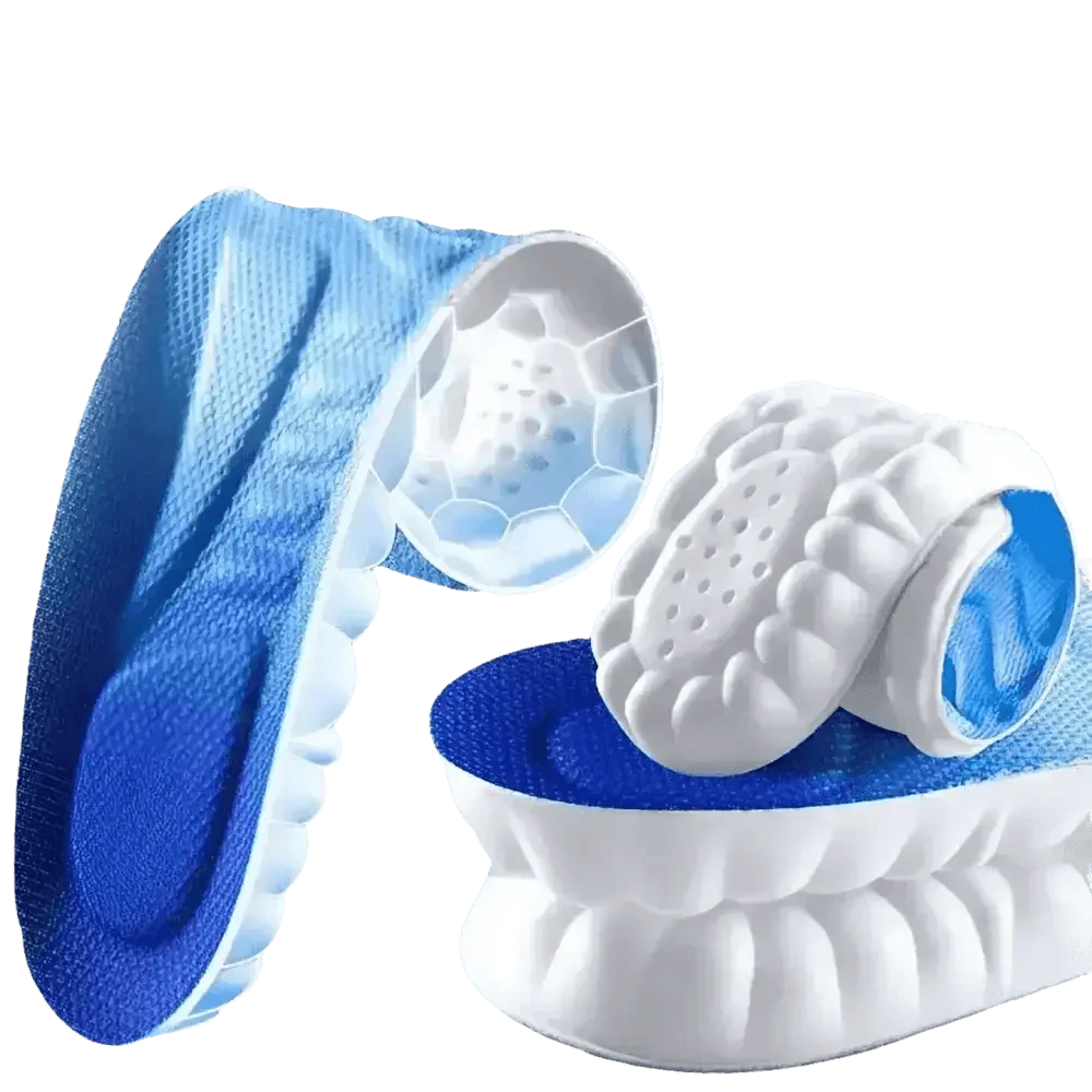 Blue and White Sports Insoles Breathable Shock Absorption, mens sports insoles Insoles & Inserts by AliEX