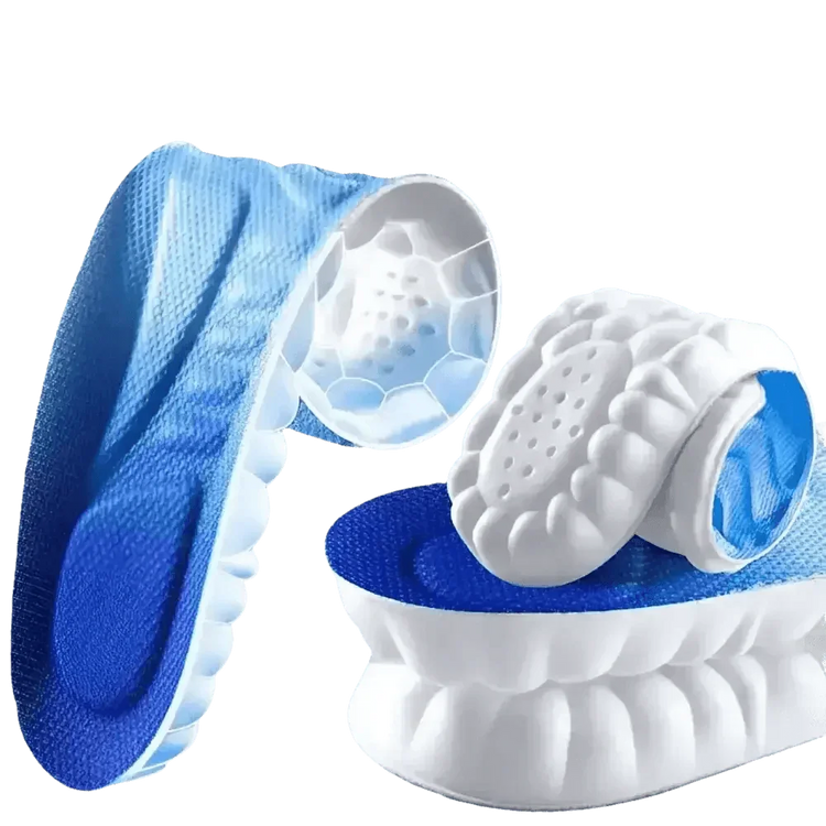 Blue and White Sports Insoles Breathable Shock Absorption, mens sports insoles Insoles & Inserts by AliEX