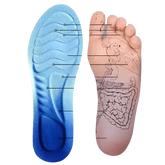Blue and White Sports Insoles Breathable Shock Absorption, mens sports insoles Insoles & Inserts by AliEX