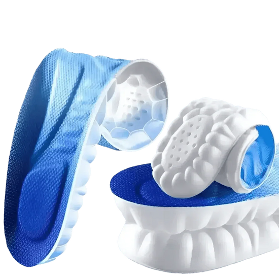 Blue and White Sports Insoles Breathable Shock Absorption, mens sports insoles Insoles & Inserts by AliEX