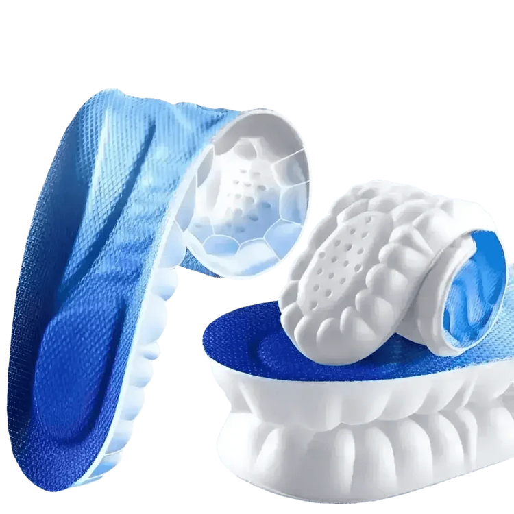 Blue and White Sports Insoles Breathable Shock Absorption, mens sports insoles Insoles & Inserts by AliEX