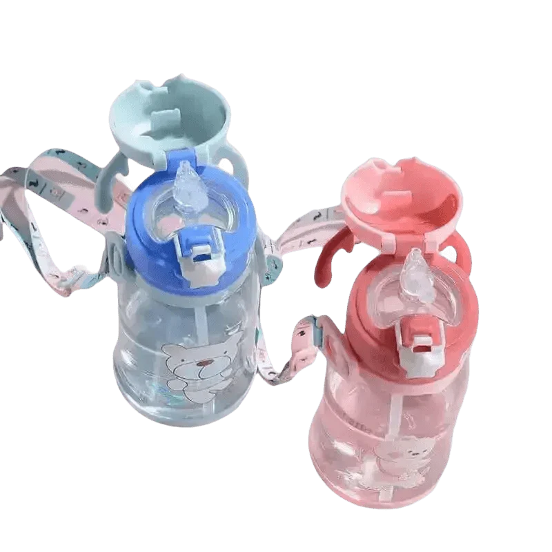 Blue Dinosaur Antler Kids Water Sippy Cup for Kids Creative Cartoon Sippy Cups by Cutesliving Store