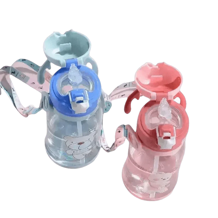 Blue Dinosaur Antler Kids Water Sippy Cup for Kids Creative Cartoon Sippy Cups by Cutesliving Store