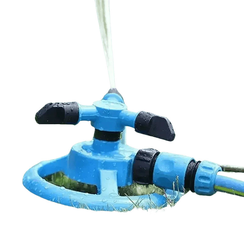 Blue Rotating Garden Sprinklers Watering Grass Automatic Garden Sprinklers by Shop1103312629 Store
