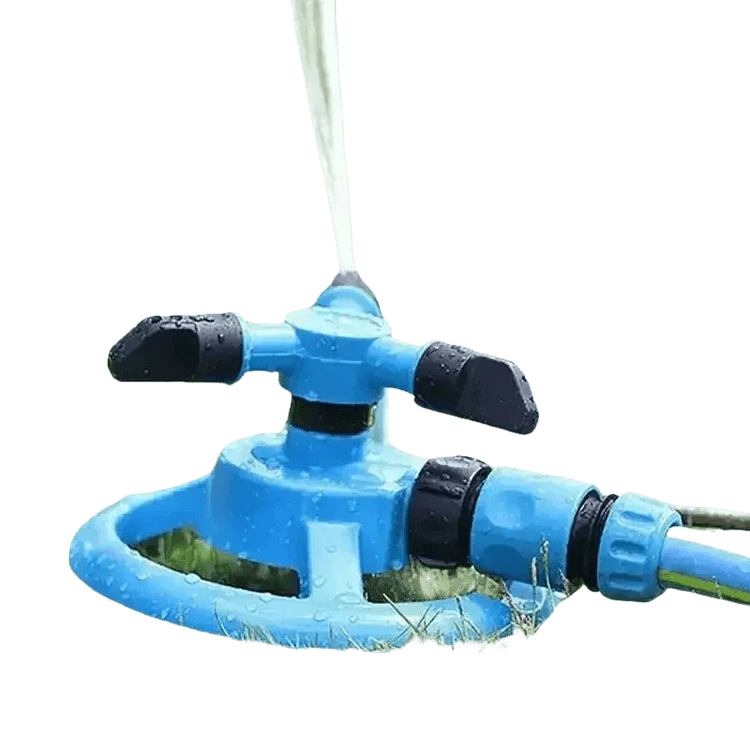 Blue Rotating Garden Sprinklers Watering Grass Automatic Garden Sprinklers by Shop1103312629 Store