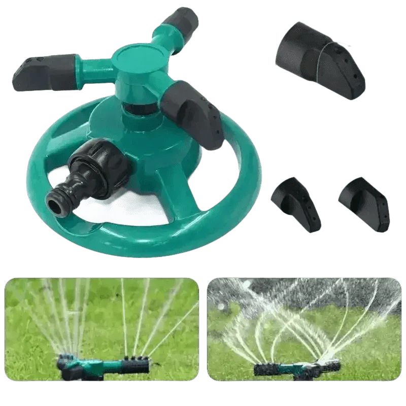 Blue Rotating Garden Sprinklers Watering Grass Automatic Garden Sprinklers by Shop1103312629 Store