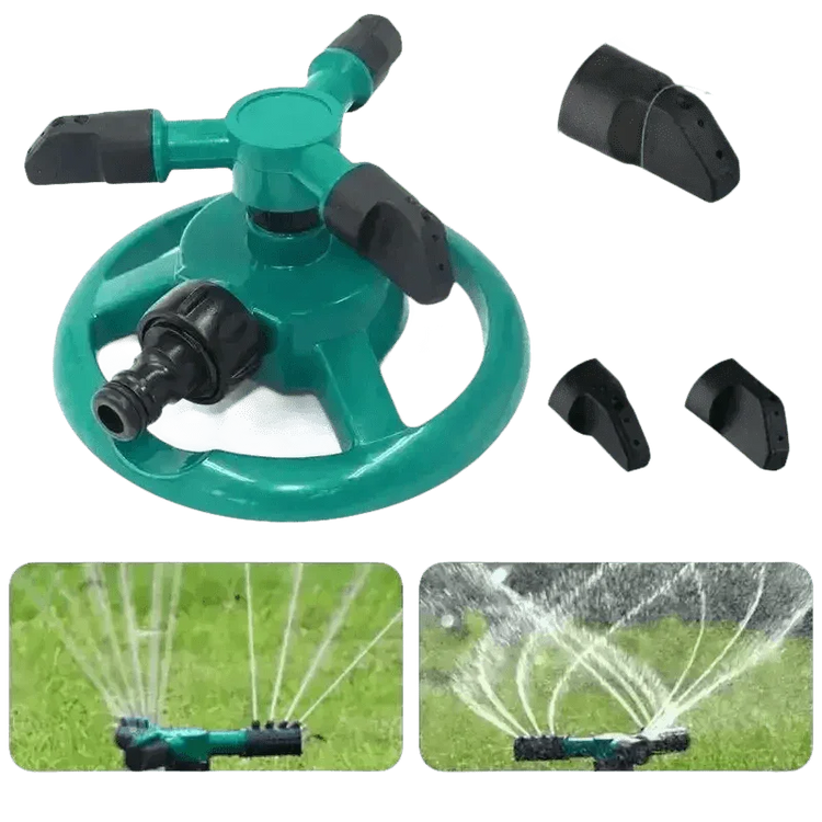 Blue Rotating Garden Sprinklers Watering Grass Automatic Garden Sprinklers by Shop1103312629 Store
