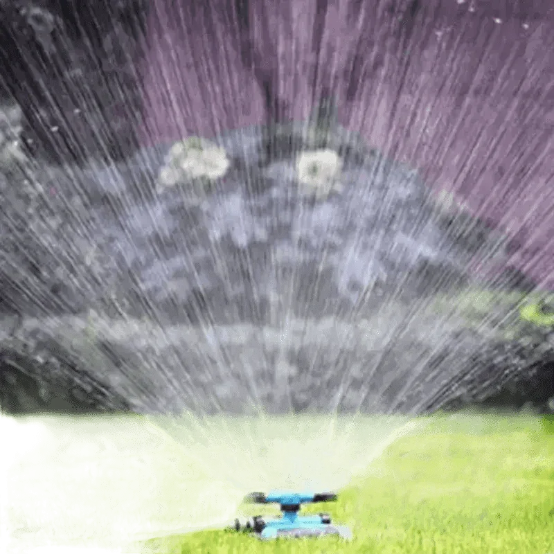 Blue Rotating Garden Sprinklers Watering Grass Automatic Garden Sprinklers by Shop1103312629 Store