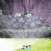 Blue Rotating Garden Sprinklers Watering Grass Automatic Garden Sprinklers by Shop1103312629 Store