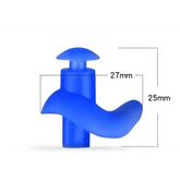 Blue Silicone Water Sports Earplugs Hypoallergenic Ear Plugs by CJ
