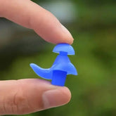 Blue Silicone Water Sports Earplugs Hypoallergenic Ear Plugs by CJ