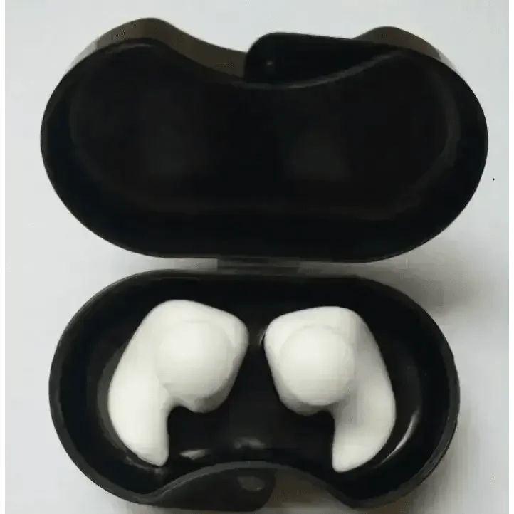 Blue Silicone Water Sports Earplugs Hypoallergenic Ear Plugs by CJ