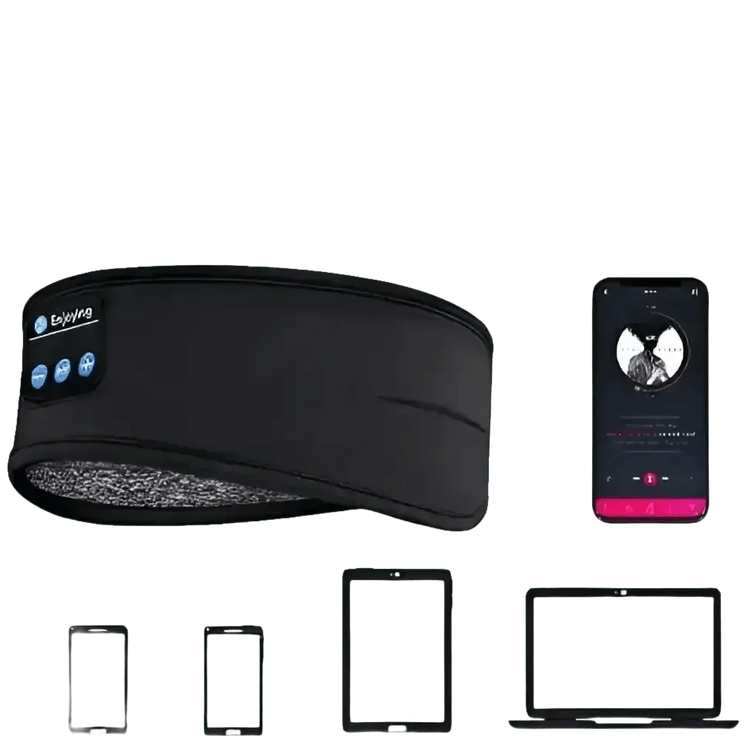 Bluetooth Sleeping Headphones Music BT Headband Headphones by BeeBeeBee Store