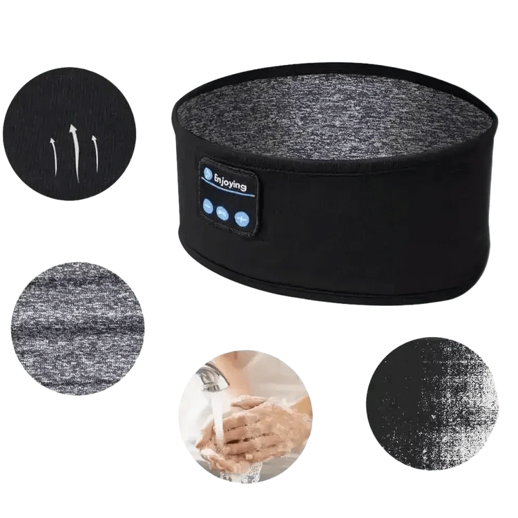 Bluetooth Sleeping Headphones Music BT Headband Headphones by BeeBeeBee Store