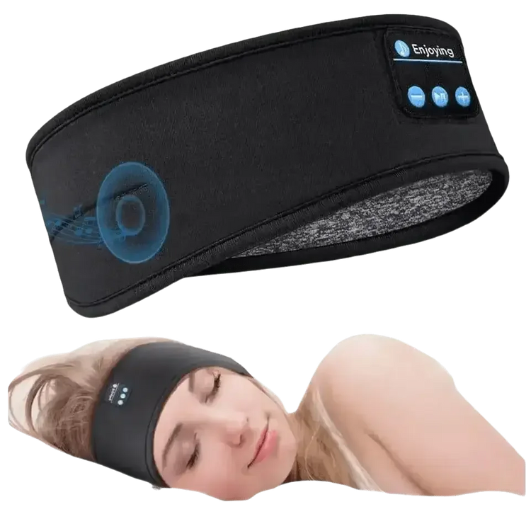 Bluetooth Sleeping Headphones Music BT Headband Headphones by BeeBeeBee Store