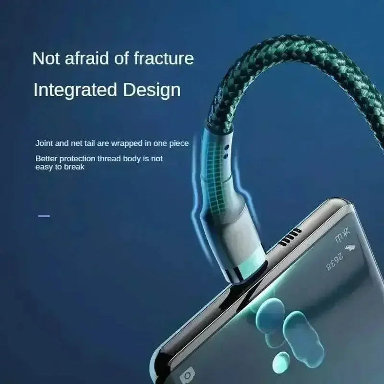 Braided Type C Cable Samsung S24 S23 120W Super Charging by Sansan Global Store
