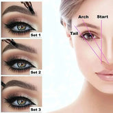 Brown Waterproof Brow Microblading Pen Eyebrow Eyeliner Brush by DK-Cosmetics Store