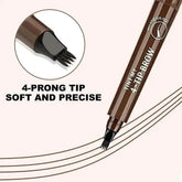 Brown Waterproof Brow Microblading Pen Eyebrow Eyeliner Brush by DK-Cosmetics Store