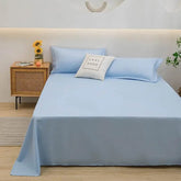 Solid Color Flat Bed Sheet Solid Color Flat Bed Sheet by Dropshee