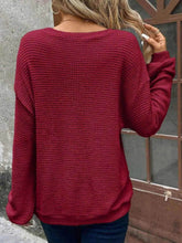 Plus Size Relaxed Fit Waffle Knit Round Neck T-Shirt women Attire by Trendsi
