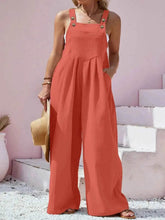 Plus Size Square Neck Wide Leg Overalls women Attire by Trendsi