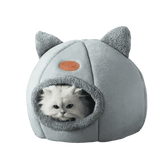 Cat in Gray Cat Bed Myliketpets Shop Small Pet Basket Cat Beds by Mascota Store