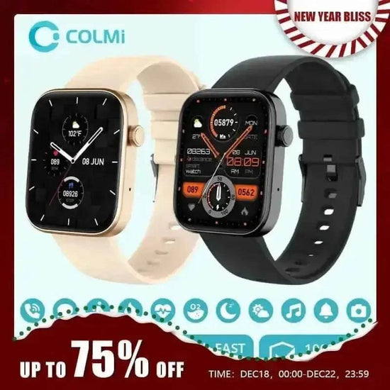 Colmi P71 Smartwatch IP68 Waterproof Voice Calls Two Bands Smart Watches by Cutesliving Store
