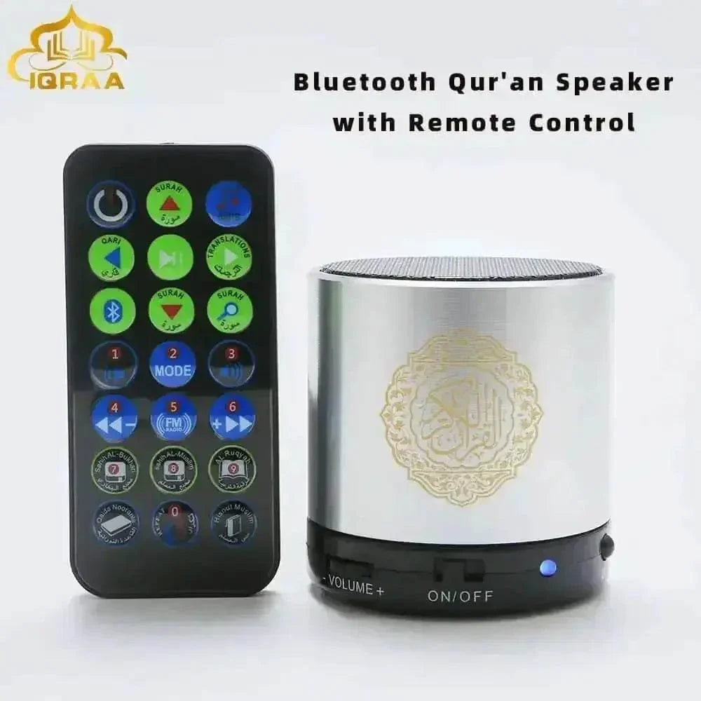 Colorful Bluetooth Quran Speaker Coran Lamp by Abdullah Store