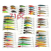 Colorful Fishing Lures Portable Fishing Gear Set fishing gear set plastic bait by CJDropshipping