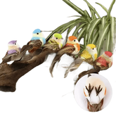 Colorful Artificial Birds Figurines Foam Animal Simulation fake birds by Hardware And Tools Store