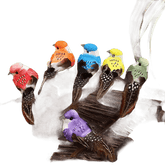Colorful Artificial Birds Figurines Foam Animal Simulation fake birds by Hardware And Tools Store