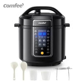 COMFEE’ 6 Quart 9-in-1 Electric Pressure Cooker 13 Presets Instant Multi Cooker Olla de Presion Slow Rice Cooker Non-Stick Pot Electric Pressure Cooker by Dropshee