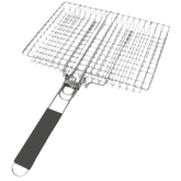 Folding Stainless Steel BBQ Grill Basket Outdoor Grill Baskets by Colorful Dream Home Store