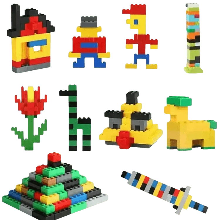 Creative Building Blocks Bulk Set Building Blocks by Shop1102626020 Store