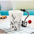Creative Music Violin Style Guitar Ceramic Mug Coffee Tea Milk Stave Cups with Handle Coffee Mug Novelty Gifts Home Decor by Dropshee