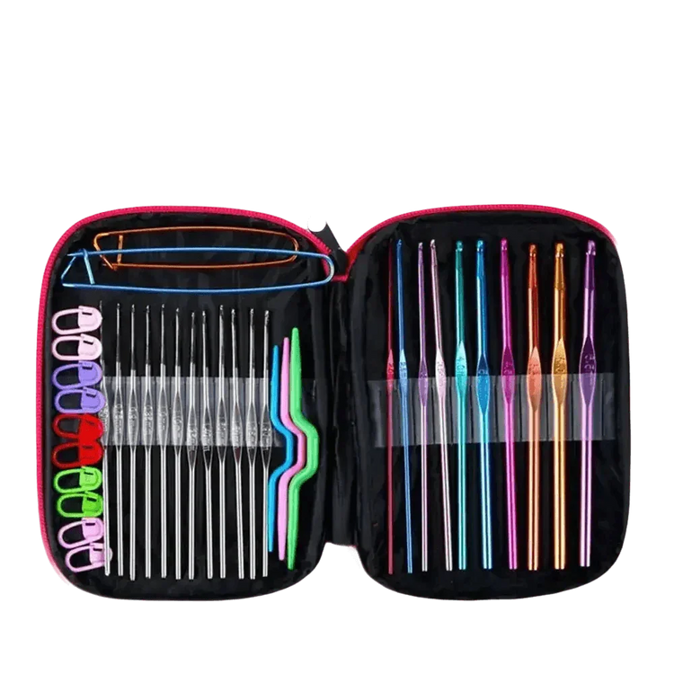 Spree Romantic Crochet Hook Set with Accessories Knitting Needle by NOTIONSLAND Handcraft Store