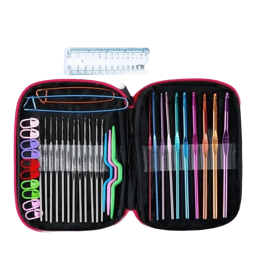 Spree Romantic Crochet Hook Set with Accessories Knitting Needle by NOTIONSLAND Handcraft Store