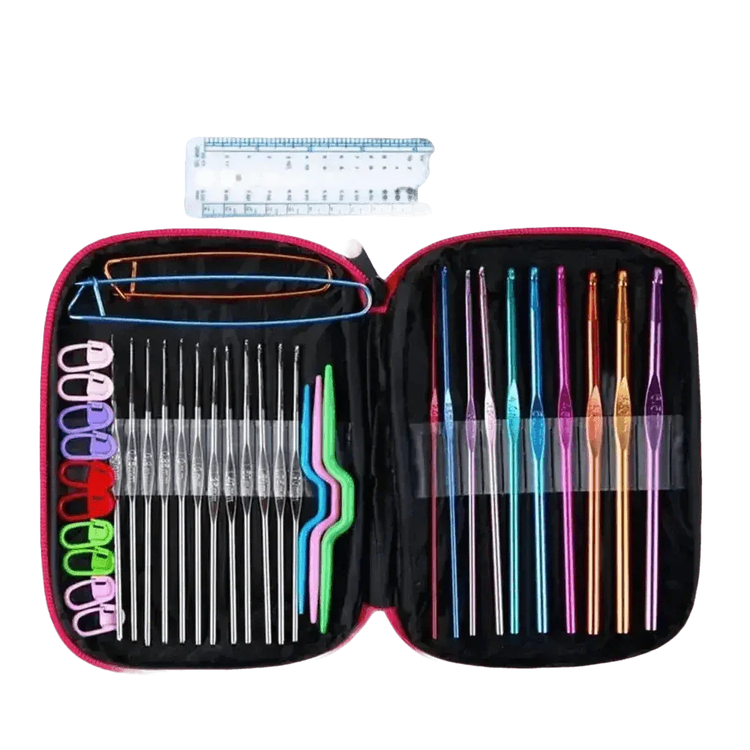 Spree Romantic Crochet Hook Set with Accessories Knitting Needle by NOTIONSLAND Handcraft Store
