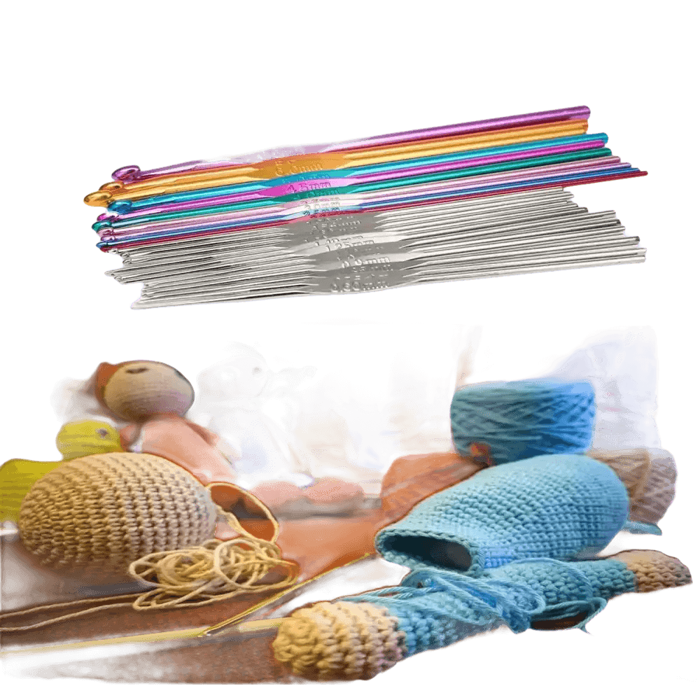 Spree Romantic Crochet Hook Set with Accessories Knitting Needle by NOTIONSLAND Handcraft Store