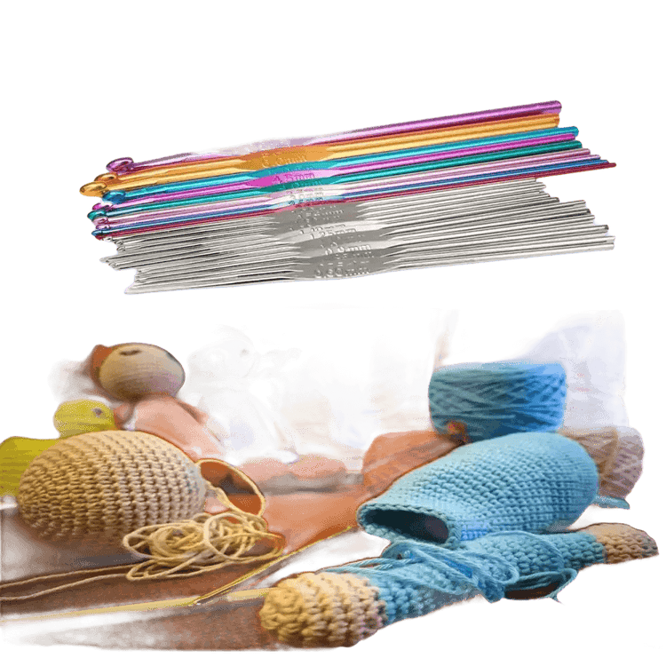 Spree Romantic Crochet Hook Set with Accessories Knitting Needle by NOTIONSLAND Handcraft Store
