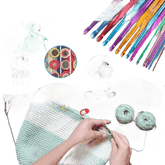 Spree Romantic Crochet Hook Set with Accessories Knitting Needle by NOTIONSLAND Handcraft Store