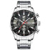 Curren Silver Blue Quartz Mens Watch men&
