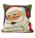 DaDa Bedding Naughty or Nice Santa Claus Christmas Woven Tapestry Throw Pillow Cover - 16" x 16" Throw Pillow Covers by DaDalogy Bedding Collection